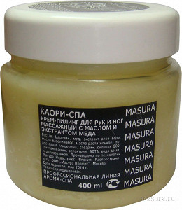 Массажный каори-крем пилинг для рук MASURA с маслом и экстрактом меда