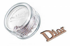 ruNail MESH001 Dior (металлические аппликации) в пл. банке