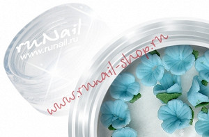 ruNail 3DSB001 3d Flower B (Пластиковые цветы) в пласт. банке