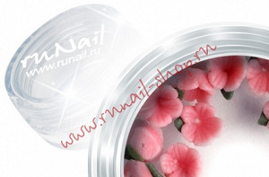 ruNail 3DSB002 3d Flower B (Пластиковые цветы) в пласт. банке