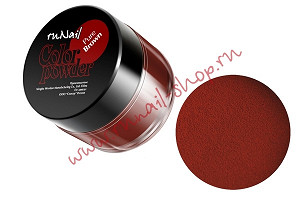 ruNail Цветная акриловая пудра Pure Brown